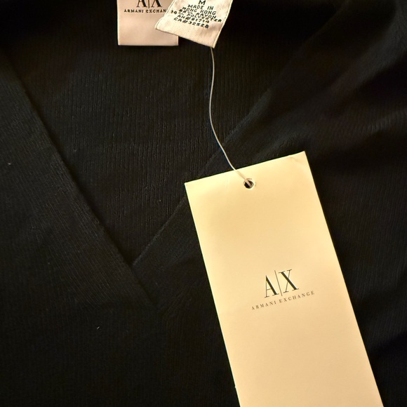 Armani Exchange Black Long Sleeve Sweater - Picture 4 of 6